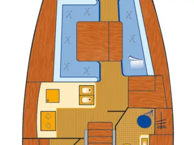 Vermietung Segelboot Bénéteau mit Führerschein