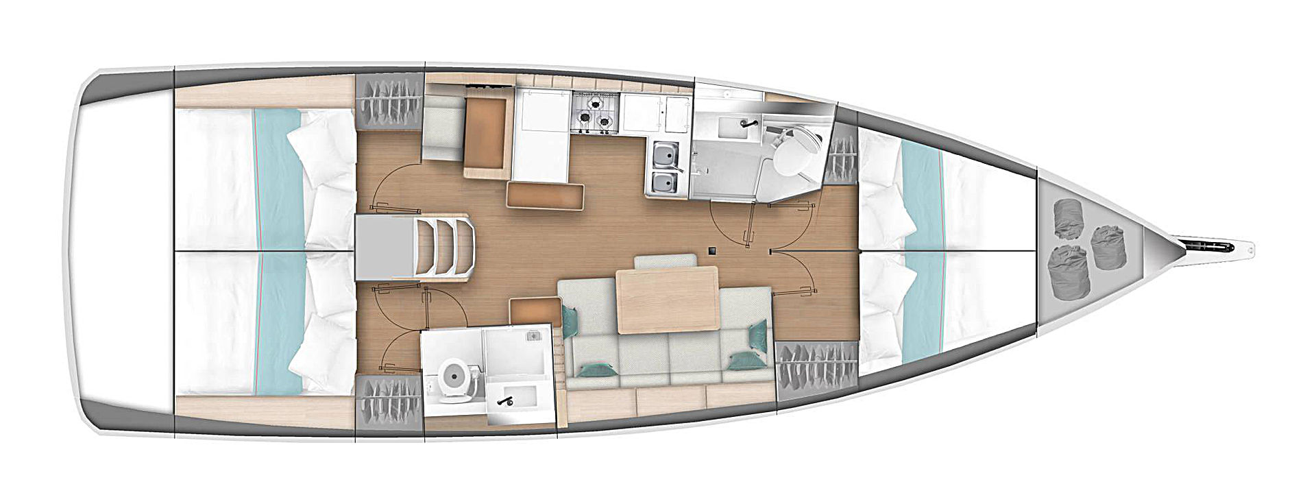 Boot mieten Biograd na Moru günstig Sun Odyssey 440