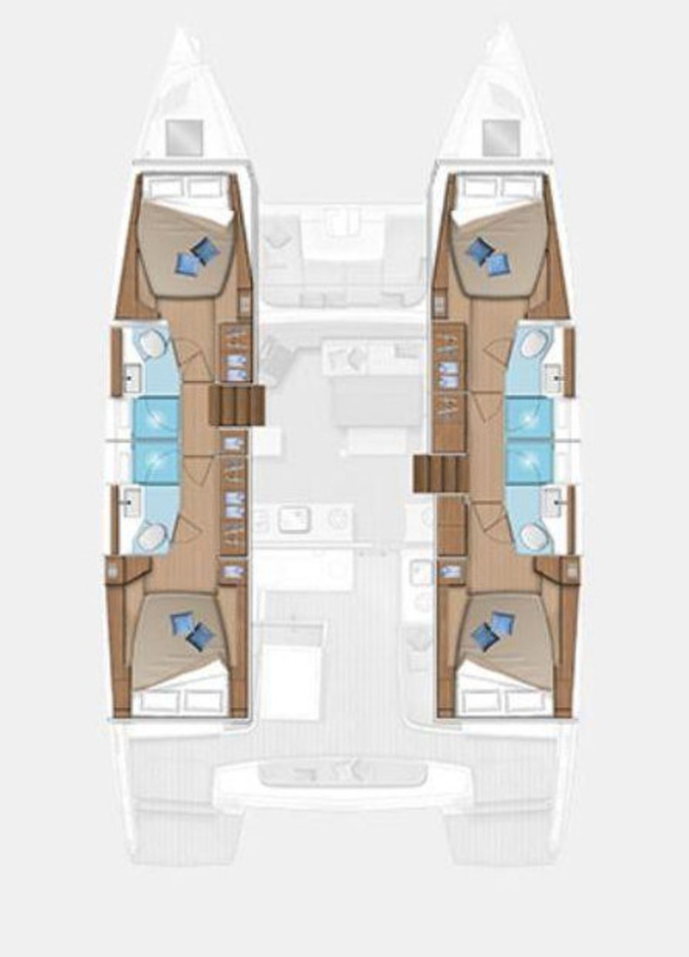 Katamaran mit oder ohne Skipper Lagoon mieten in Gouviá