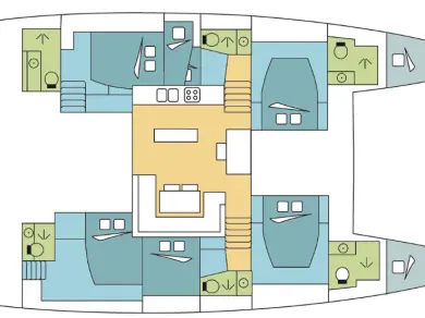 Boot mieten Lefkáda günstig Lagoon 52 F