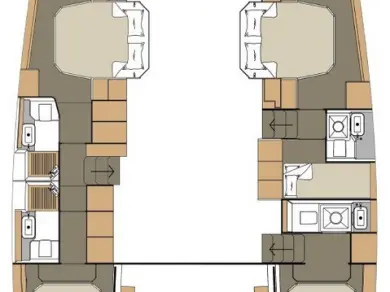 Boot mieten Primošten günstig Dufour Catamarans 48 Sail