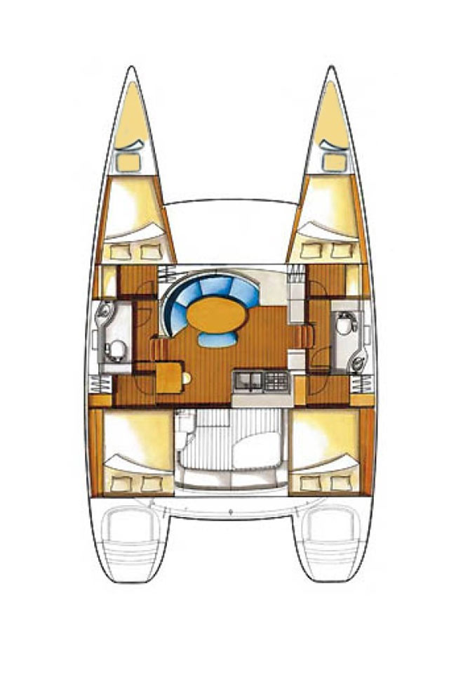 Ein Lagoon Lagoon 380 mieten in Punat