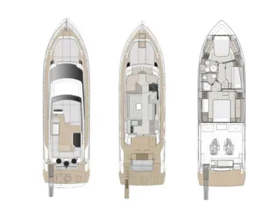 YachtCharter in Sukošan - Ferretti Ferretti Yachts 500 - 3 + 1 cab auf SamBoat