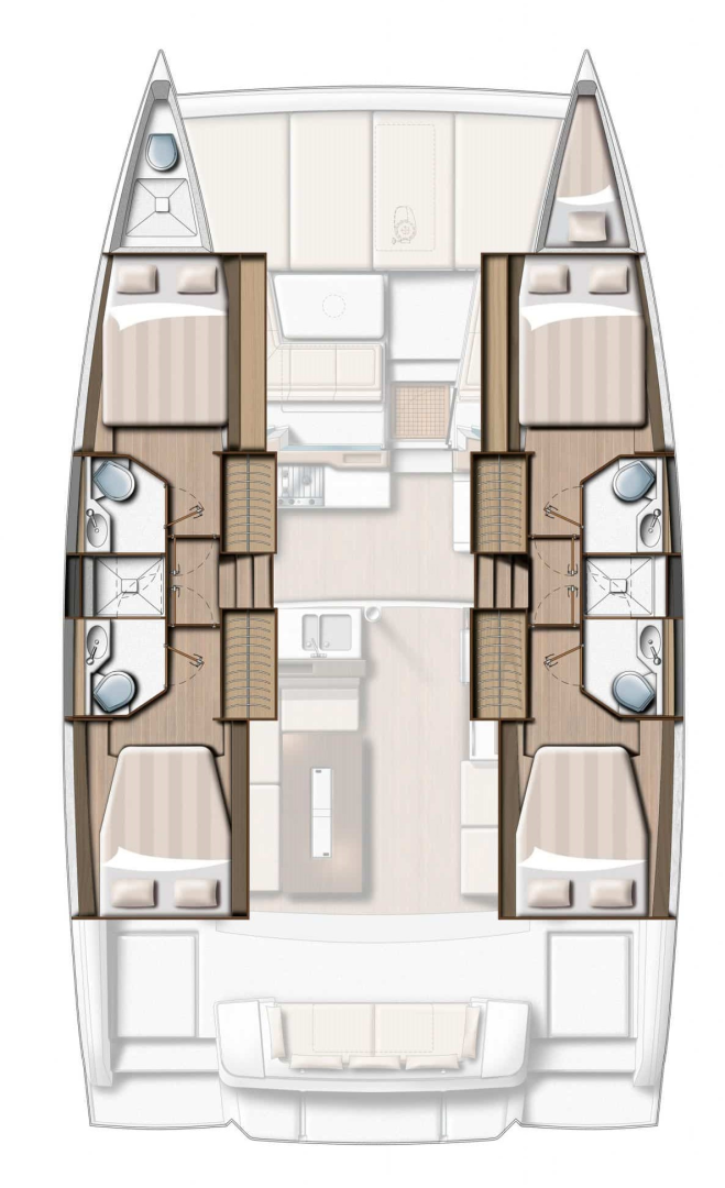 Vermietung Katamaran Bali mit Führerschein
