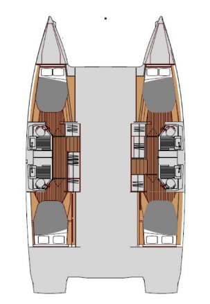 Katamaran mieten in Seget Donji - Fountaine Pajot Astrea 42