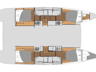 Bootsverleih Fountaine Pajot Elba 45 Seget Donji Samboat