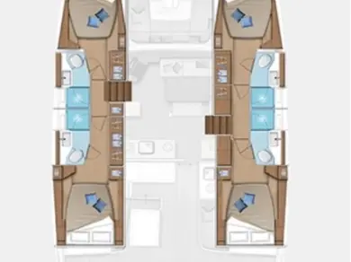 YachtCharter in Trogir - Lagoon Lagoon 46 auf SamBoat