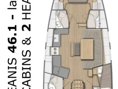 Bénéteau Oceanis 46.1 mieten Split