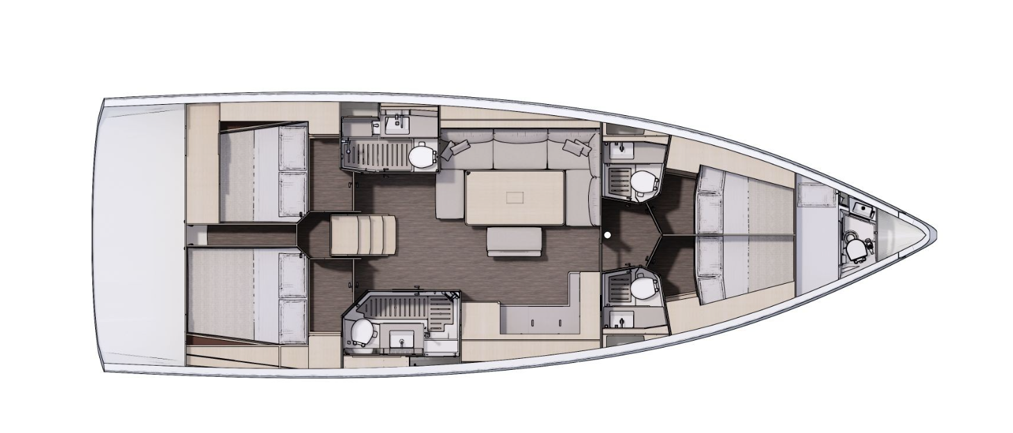 Boot mieten Lefkáda günstig Dufour 470