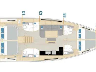 Vermietung Segelboot Hanse mit Führerschein