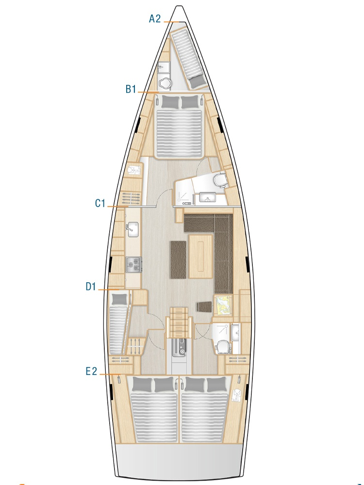 Hanse Hanse 508 mieten Seget Donji
