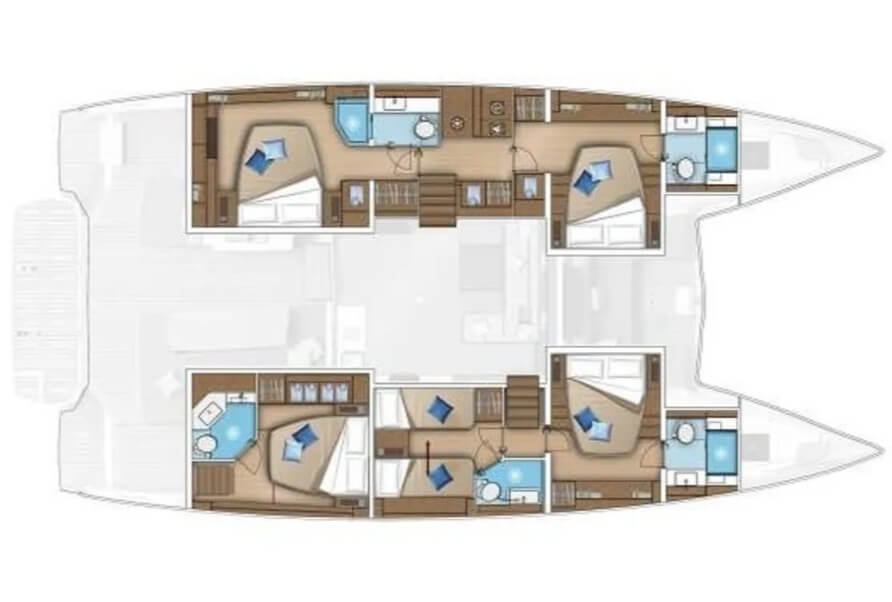 Boot mieten Seget Donji günstig Lagoon 55 - 4 + 2 cab.