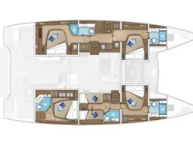 Boot mieten Seget Donji günstig Lagoon 55 - 4 + 2 cab.