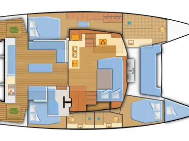 Bootsverleih Fountaine Pajot Elba 45 Can Pastilla Samboat