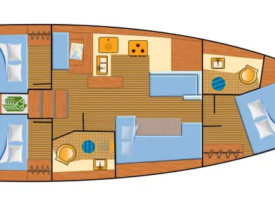 Bootsverleih Jeanneau Sun Odyssey 410 Palma de Mallorca Samboat