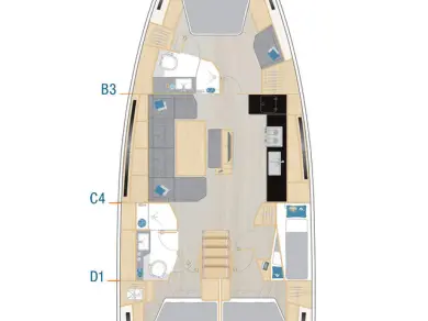 Boot mieten Göcek günstig Hanse 460