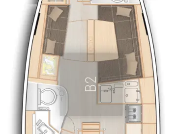 Ein Hanse Hanse 388 mieten in Seget Donji