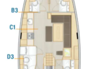 Vermietung Segelboot Hanse mit Führerschein