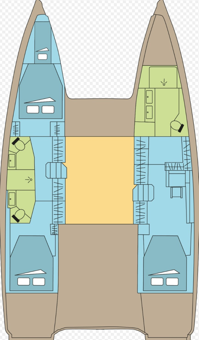 Vermietung Katamaran Excess mit Führerschein
