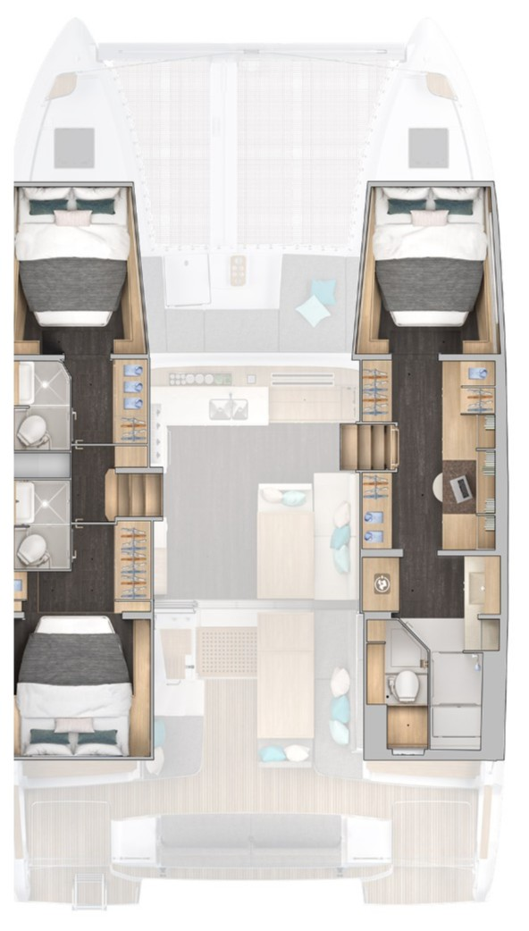 Boot mieten Parham Town günstig Lagoon 43