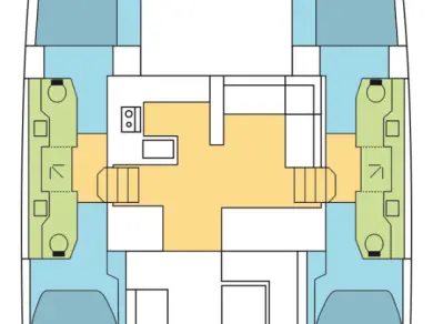 Bavaria Nautitech 47 Power - 4 + 2 cab. mieten Seget Donji