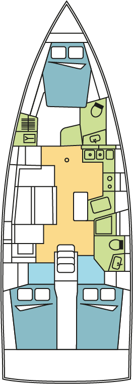 Segelboot mieten in Anse Marcel - Bénéteau Oceanis 40.1