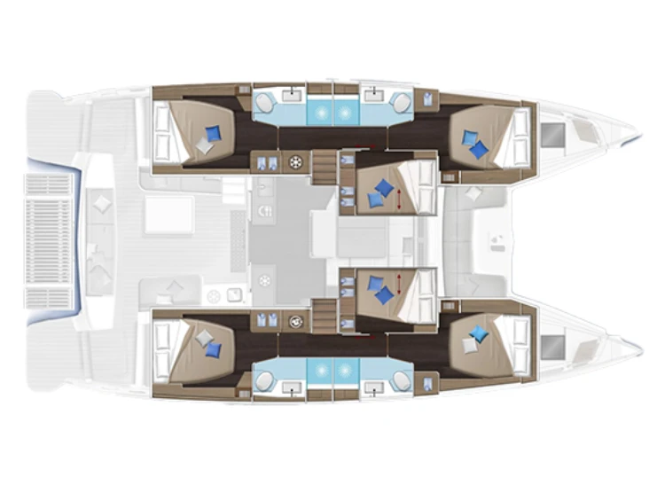 Vermietung Katamaran Lagoon mit Führerschein