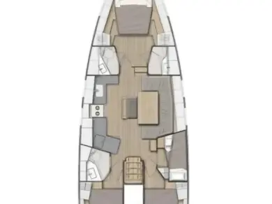 Ein Bénéteau Oceanis 47 - 4 cab. mieten in Seget Donji