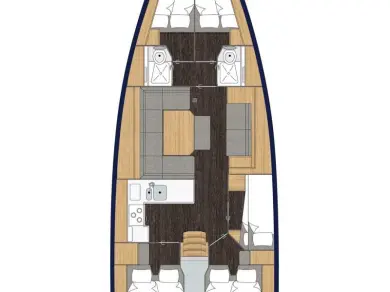 Vermietung Segelboot Bavaria mit Führerschein