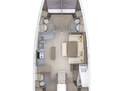 YachtCharter in Kos - Bénéteau Oceanis 52 - 6 cab. auf SamBoat