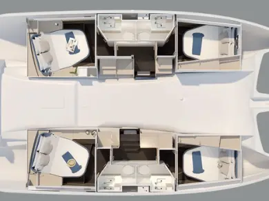 Vermietung Katamaran Fountaine Pajot mit Führerschein