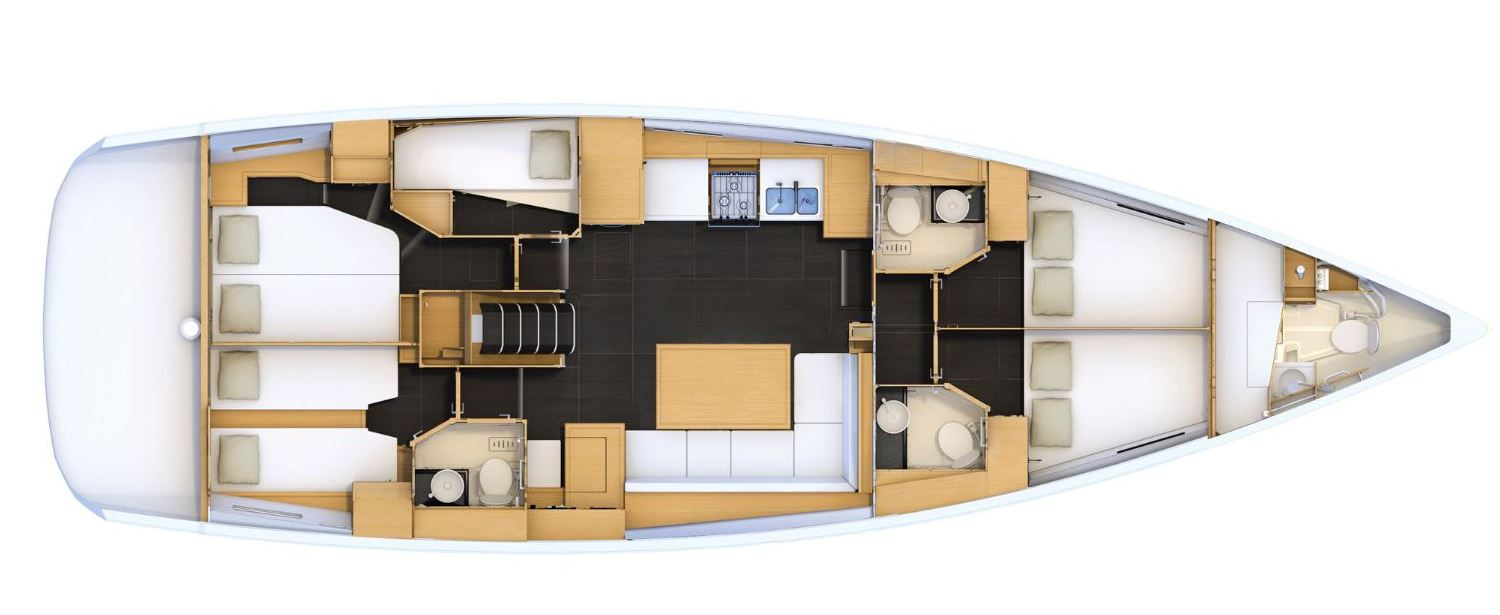 Segelboot mit oder ohne Skipper Jeanneau mieten in Kos