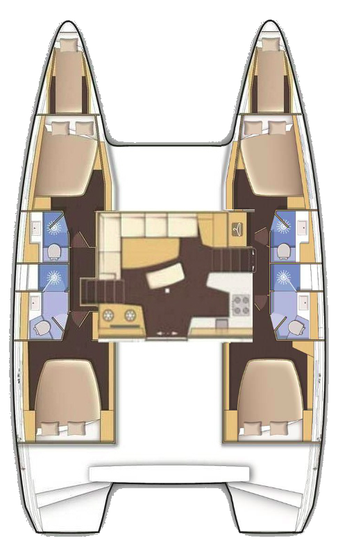 YachtCharter in Néa Péramos - Lagoon Lagoon 42 auf SamBoat