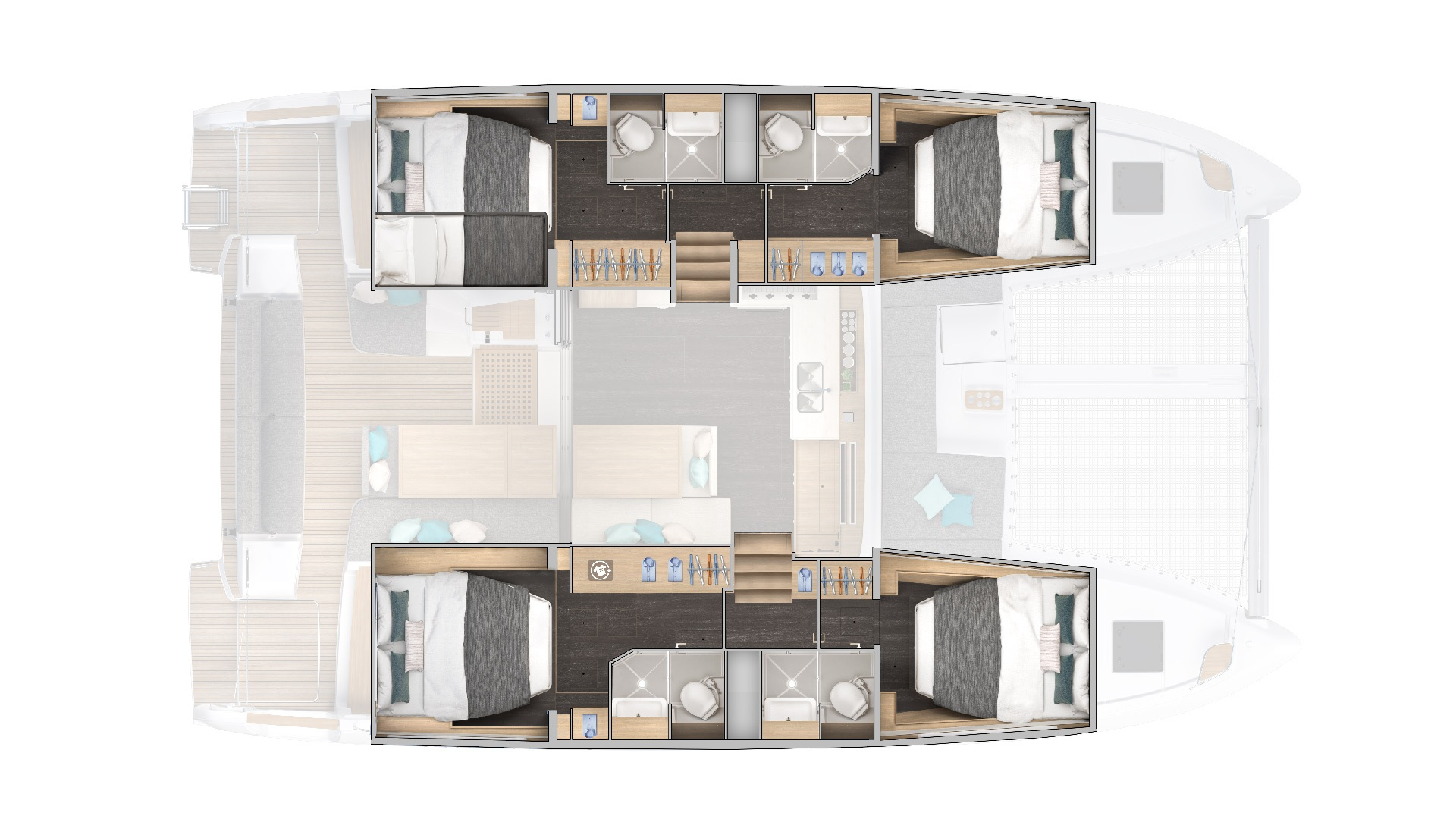 Vermietung Katamaran Lagoon mit Führerschein
