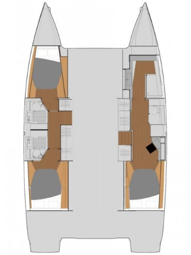 Vermietung Katamaran Fountaine Pajot mit Führerschein