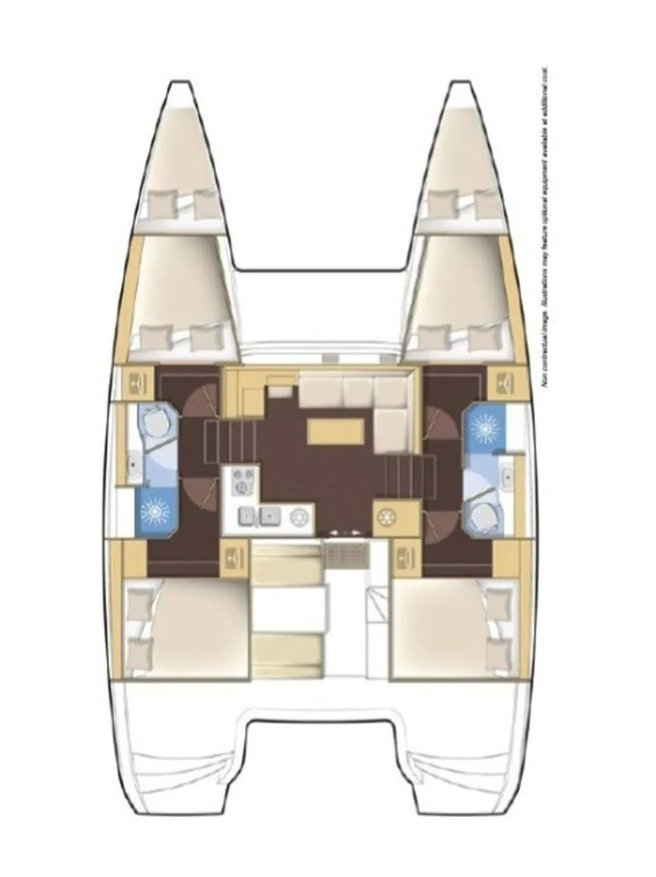 Vermietung Katamaran Lagoon mit Führerschein