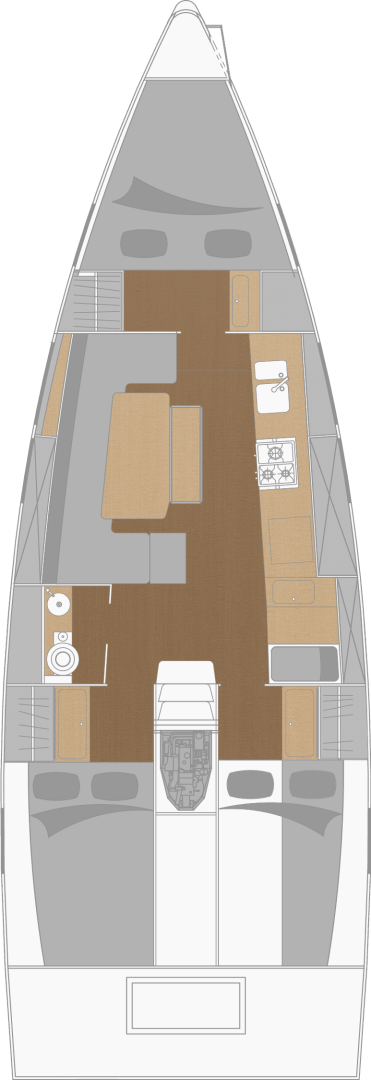 Vermietung Segelboot Jpk mit Führerschein