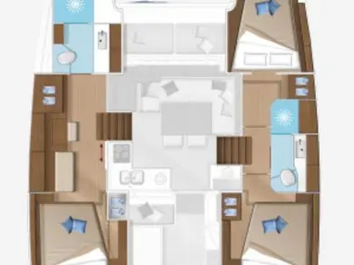 Vermietung Katamaran Lagoon mit Führerschein