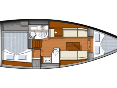 Boot mieten San Vincenzo günstig Sun Odyssey 33i