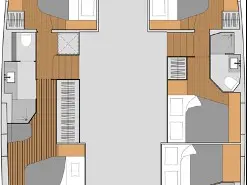 YachtCharter in Saint-Raphaël - Fountaine Pajot Aura 51 auf SamBoat