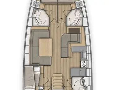 Boot mieten Capo d'Orlando günstig Oceanis 51.1
