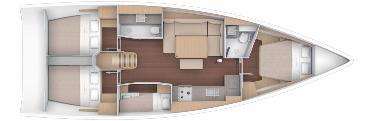 Segelboot mit oder ohne Skipper Dufour mieten in Palermo