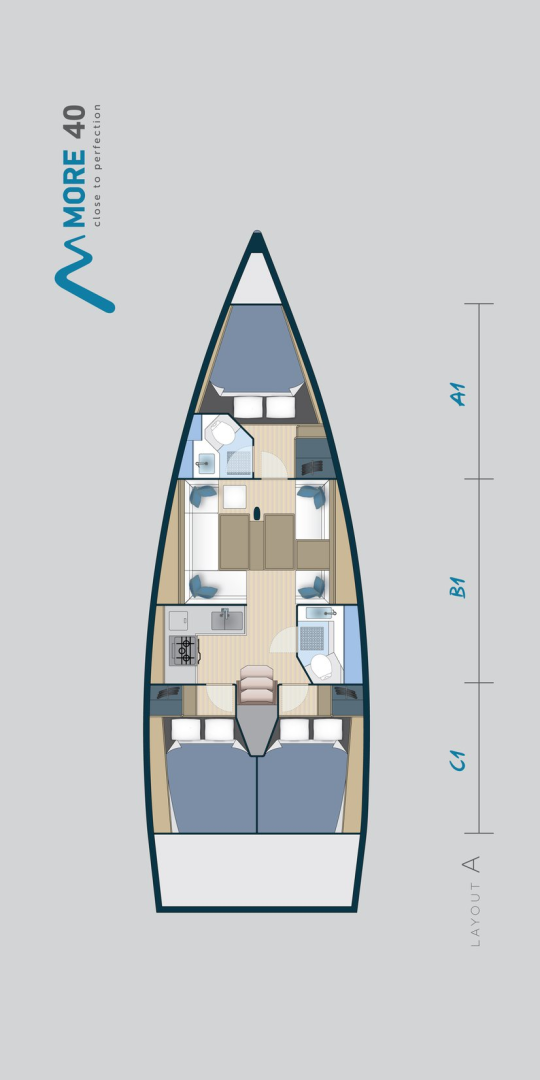 Boot mieten Trogir günstig More 40