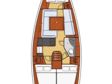 Vermietung Segelboot Bénéteau mit Führerschein