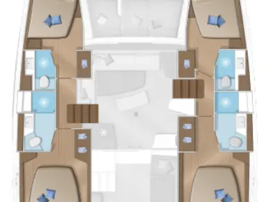 Vermietung Katamaran Lagoon mit Führerschein