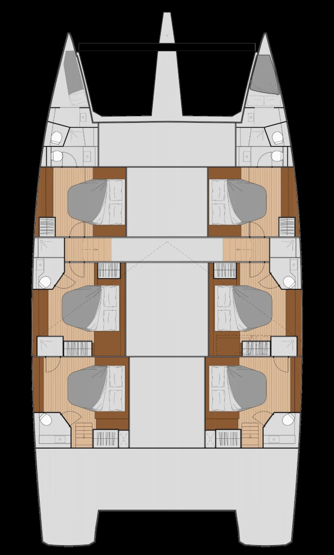 Fountaine Pajot Fountaine Pajot Samana 59 - 6 + 2 cab mieten Procida