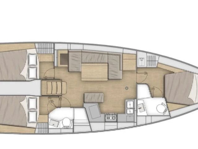 Vermietung Segelboot Bénéteau mit Führerschein