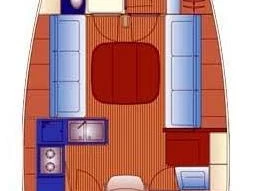 Vermietung Segelboot Bavaria mit Führerschein