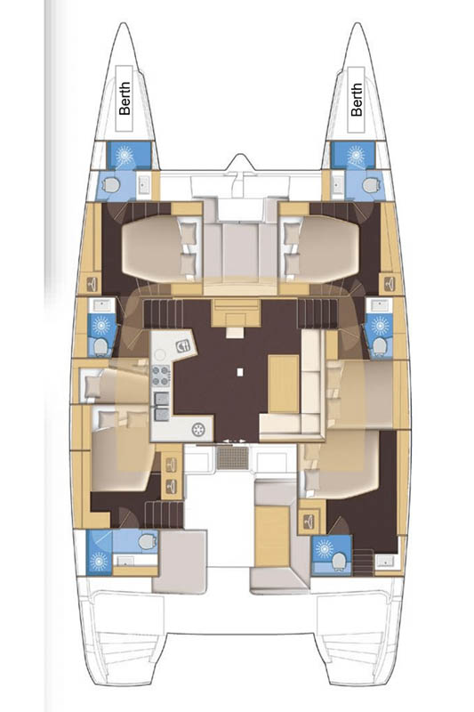 YachtCharter in Road Town - Lagoon Lagoon 52 F auf SamBoat