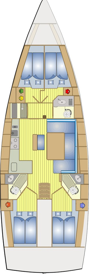 Segelboot mieten in Álimos - Bavaria Cruiser 46